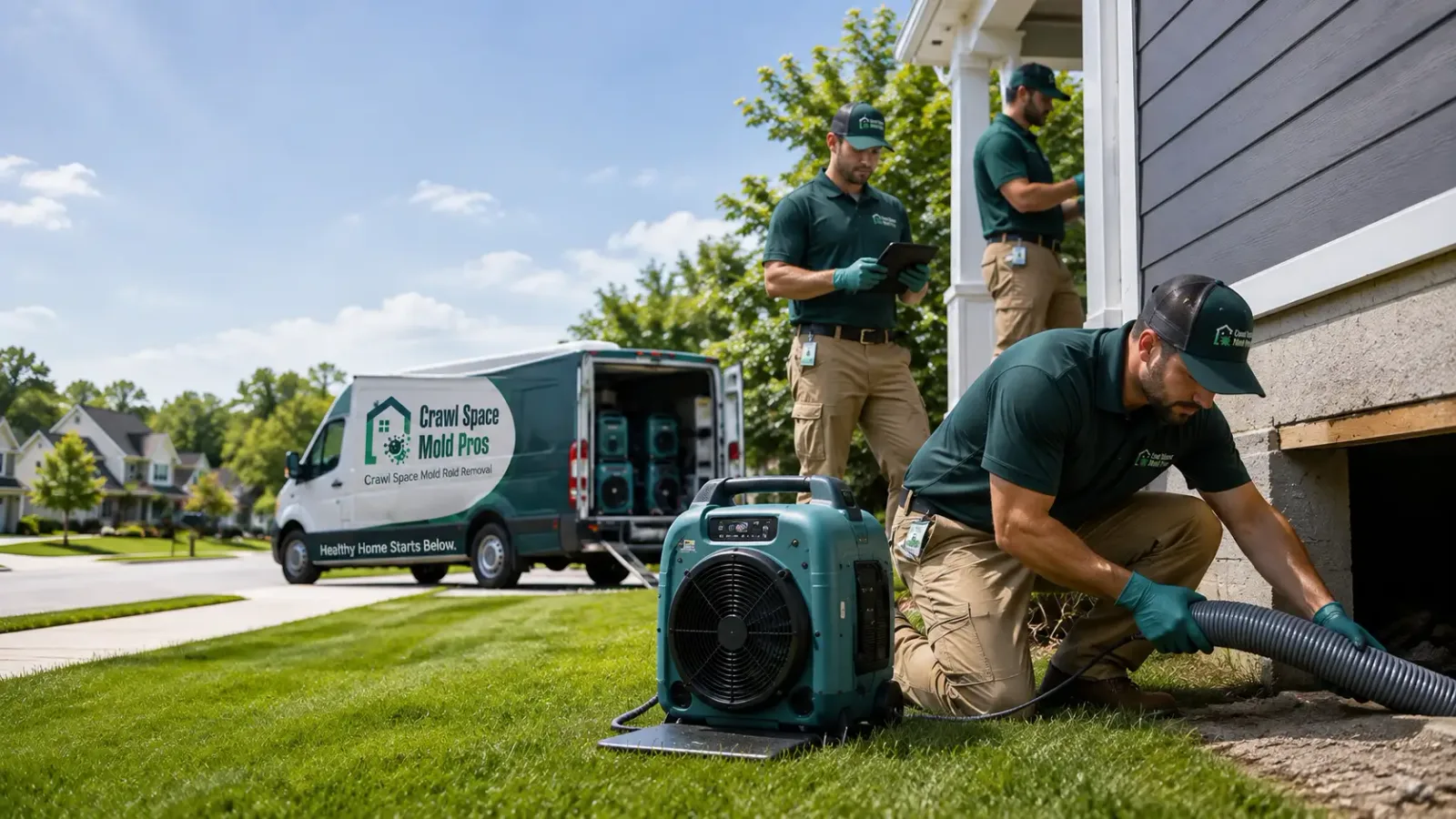 Crawl Space Mold Removal in Verona, WI